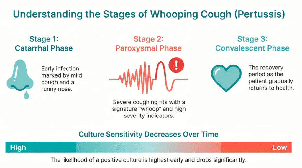 Understanding the stages of whooping cough