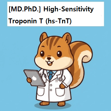 Medical doctor explaining about high sensitivity troponin T
