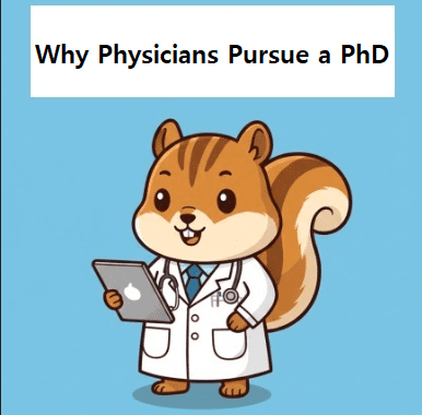 doctor explaining about the meaning of phD for physicians