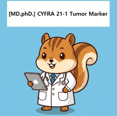 Medical doctor explaining about cyfra21-1 tumor marker