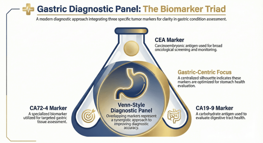 gastric diagnostic panel: the biomarker triad