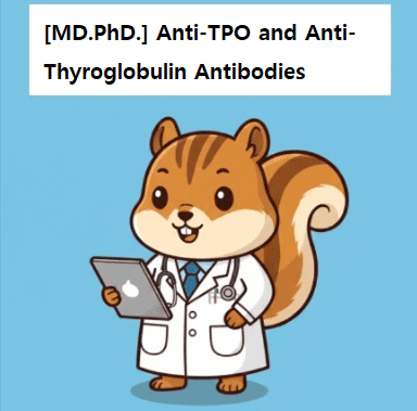 Medical doctor explaining about Anti-TPO and anti-thyroglobulin antibodies