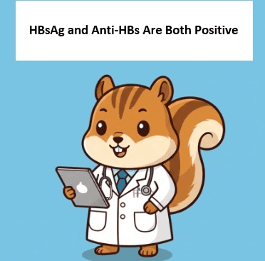Laboratory medicine specialist reviewing when HBsAg and Anti-HBs Are Both Positive