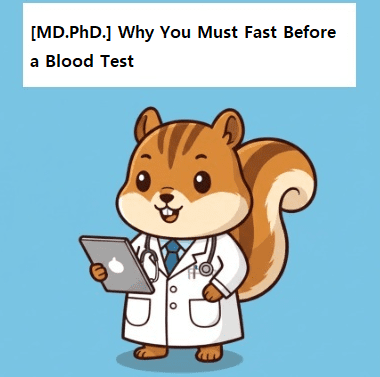 Medical doctor explaining about the importance of fast before a blood test