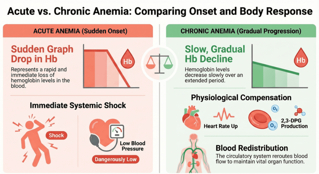 acute and chronic anemia