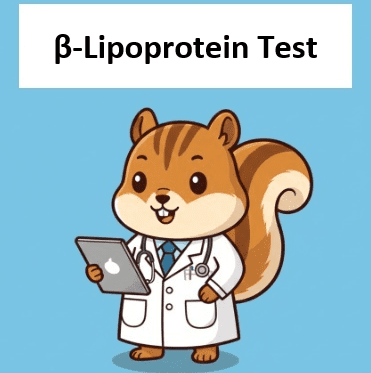 The doctor explains about β-Lipoprotein Test